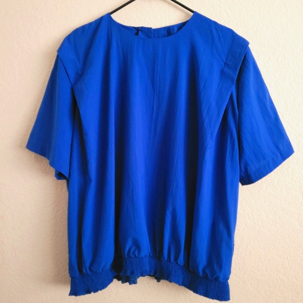 Tumbleweed Vintage Women Navy Blouse Size 3X